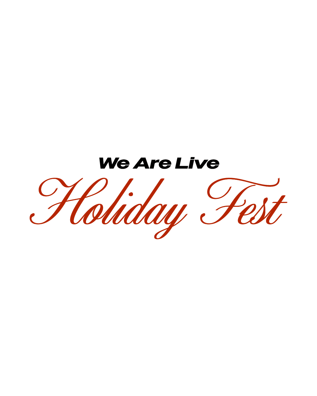 We Are Live Fall Fest